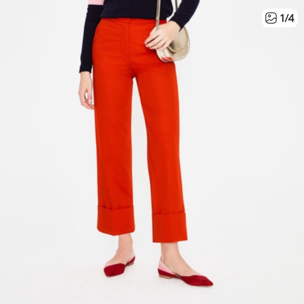 Boden Geranium Red Pop Women's Trousers